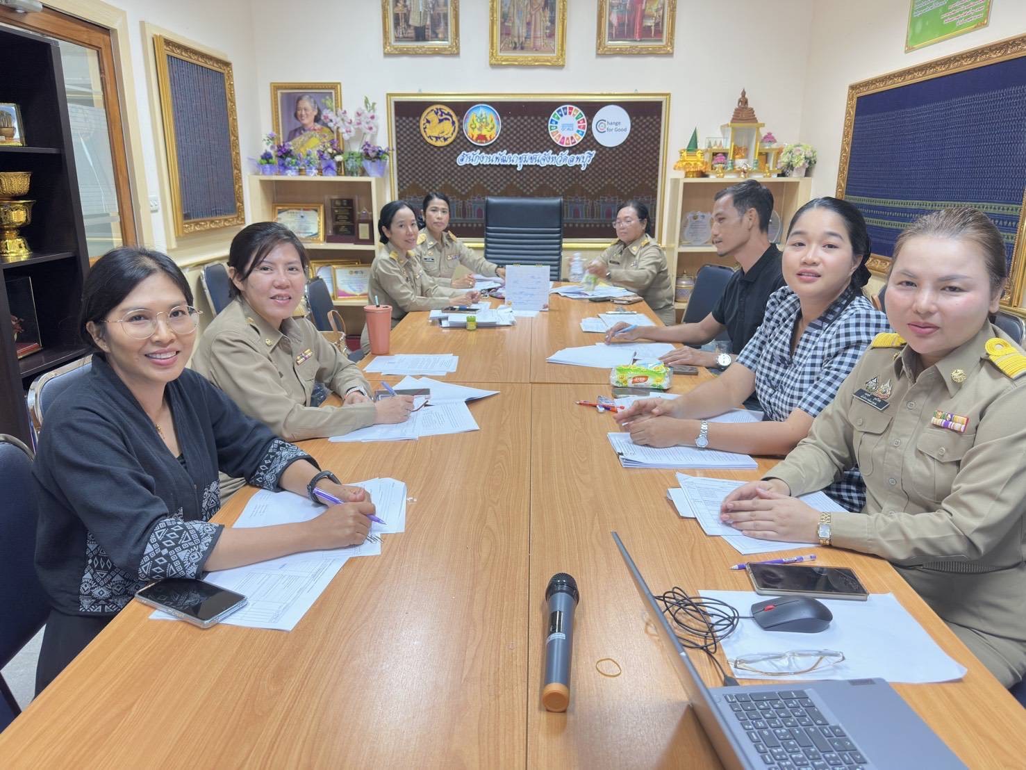 อำเภอชัยบาดาล โดยสำนักงานพัฒนาชุมชนอำเภอชัยบาดาล ร่วมประชุมคณะทำงานพิจารณาจัดทำข้อตกลงการปฏิบัติราชการเเละผลการประเมินผลการปฏิบัติราชการของข้าราชการสังกัดกรมการพัฒนาชุมชน จังหวัดลพบุรี รอบการประเมินที่ 2 (1 เมษายน -30 กันยายน 2569)